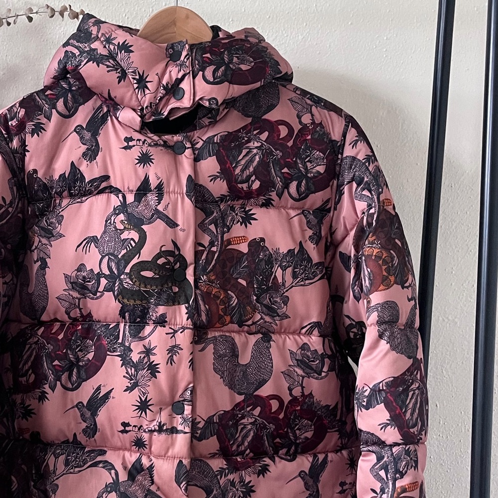 Scotch & Soda Limited Edition Snake Rooster Print Bomber Jacket Like New L